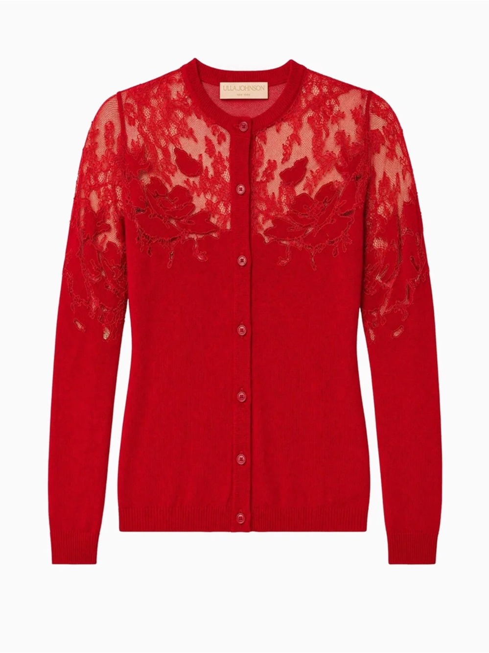 Ulla Johnson NWT Talia Lace Wool Cardigan